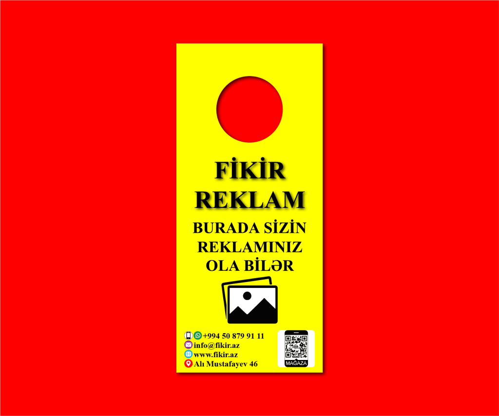 Asılqan Flayer Çapı Sifarişi 3 - Fikir Reklam - 050 879 91 11