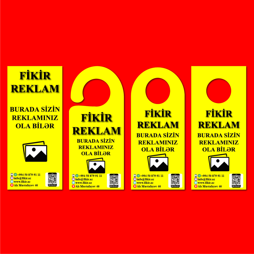 Flayer Çapı Sifarişi - Fikir Reklam - 050 879 91 11