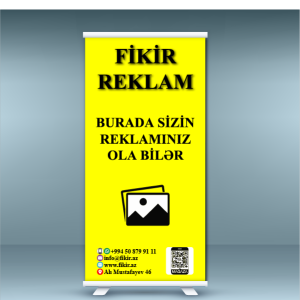 Roll up Hazırlanması - 1 - Fikir Reklam - 050 879 91 11