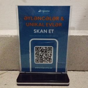 Masaüstü Reklam Stendi Sifarişi 105 mm x 148 mm Ölçüsündə - Fikir Reklam - 050 879 91 11