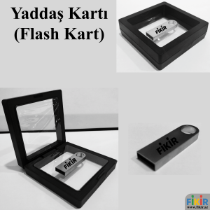 Yaddaş Kartı (Flash Kart), (Fləş Kart), (Flaş Kart) üzərində Logo Çapı Sifarişi - Fikir Reklam - 050 879 91 11