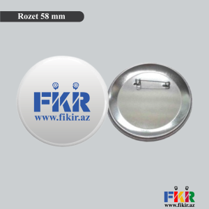 Rozet Çapı Sifarişi - Fikir Reklam - 050 879 91 11 - www.fikir.az