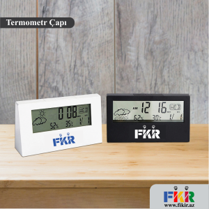 Masaüstü Elektron Termometr üzərində Logo Çapı Sifarişi - Fikir Reklam - 050 879 91 11 - www.fikir.az