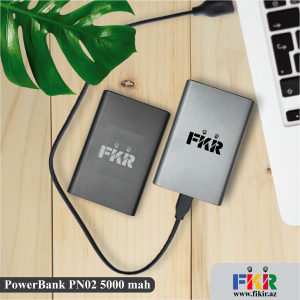 PowerBank PN02 5000 mah üzərində Logo Çapı - Fikir Reklam - 050 879 91 11 - www.fikir.az