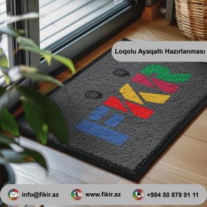 Ayaqaltı Logolu Hazırlanması Sifarişi - www.fikir.az - 050 879 91 11 (WhatsApp)